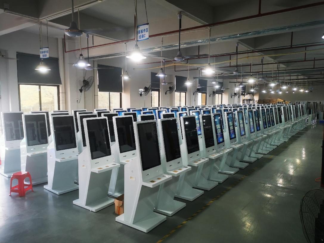 LFTouch kiosk factory self-service terminal assembly line