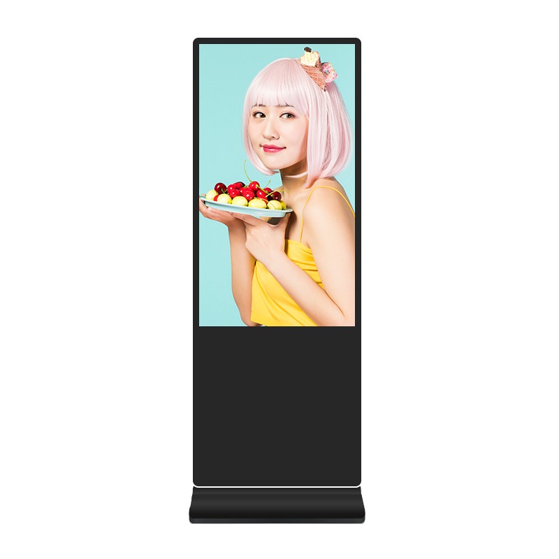 LF-FST-IR floor-standing interactive kiosk with vivid display