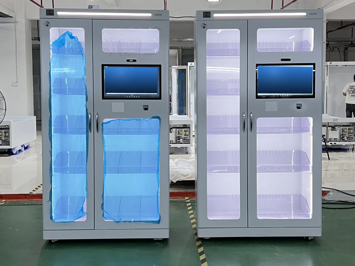 Smart locker cabinets