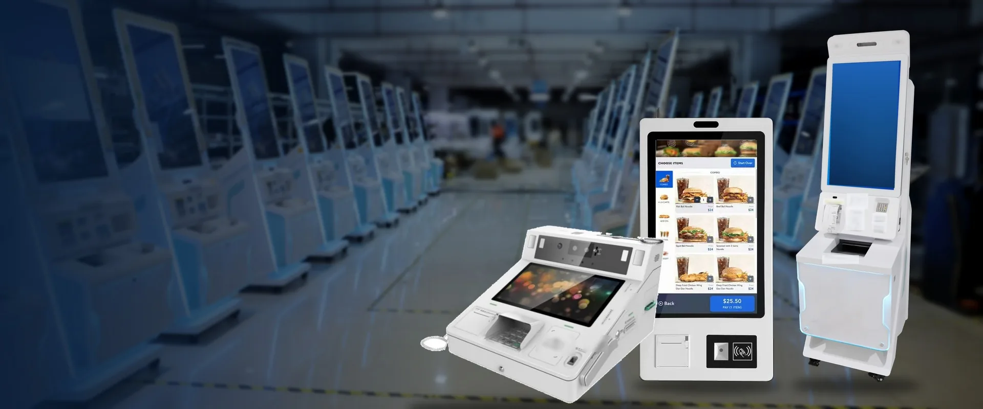 LFTouch self-service kiosk and touch monitor lineup