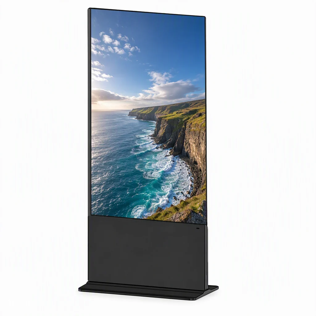 43 inch floor standing digital signage with PCAP touch