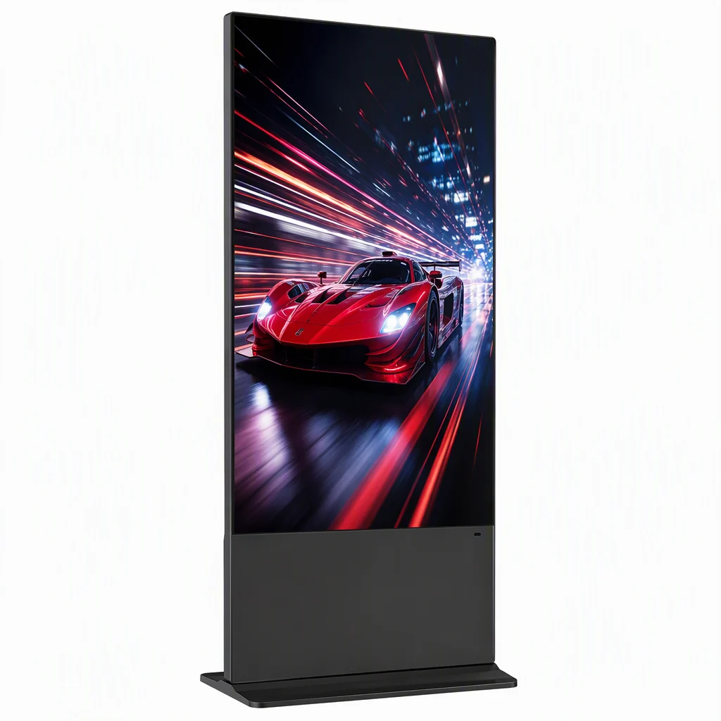 43 inch floor standing digital signage kiosk