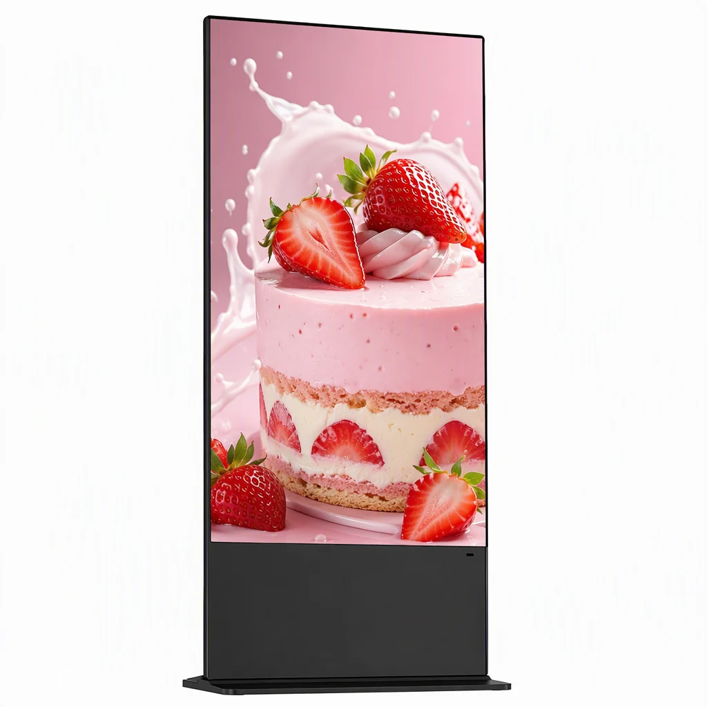 50 inch floor standing digital signage kiosk