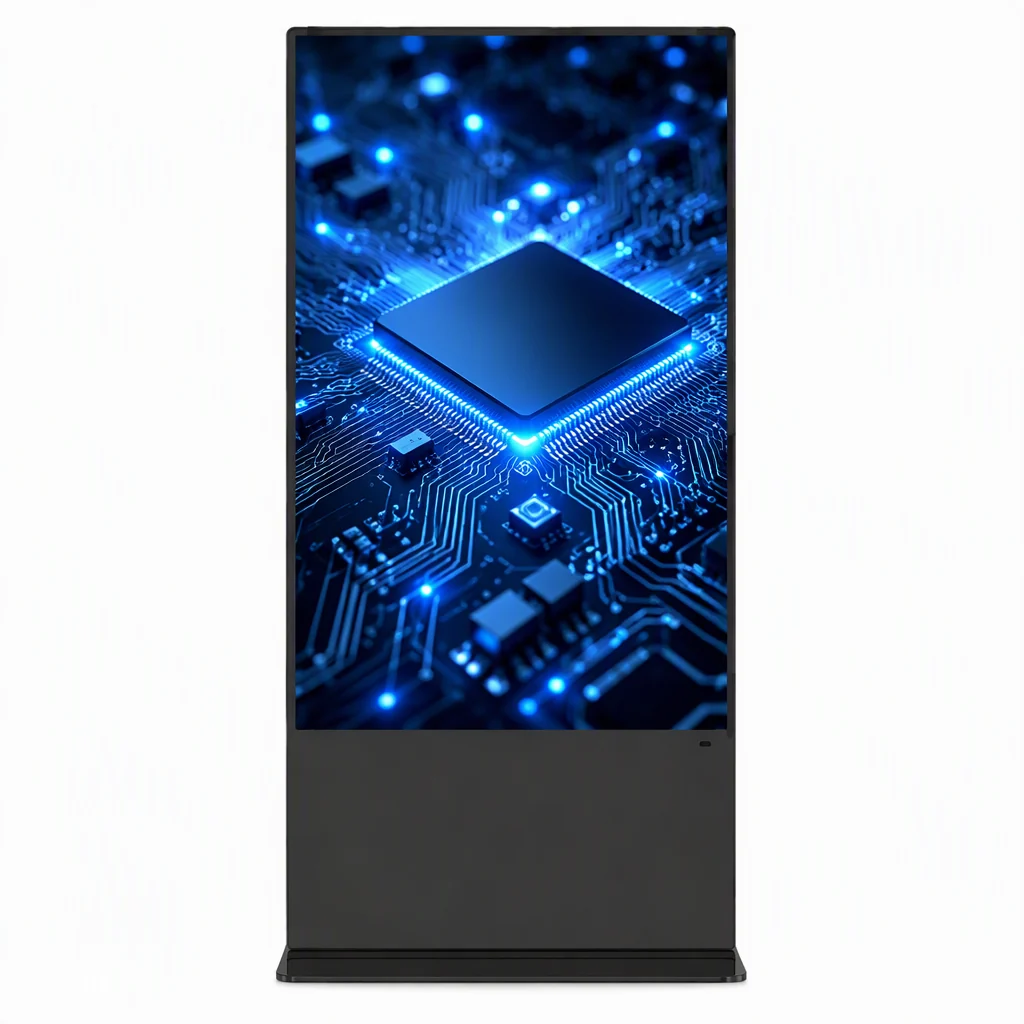 65 inch floor standing digital signage kiosk