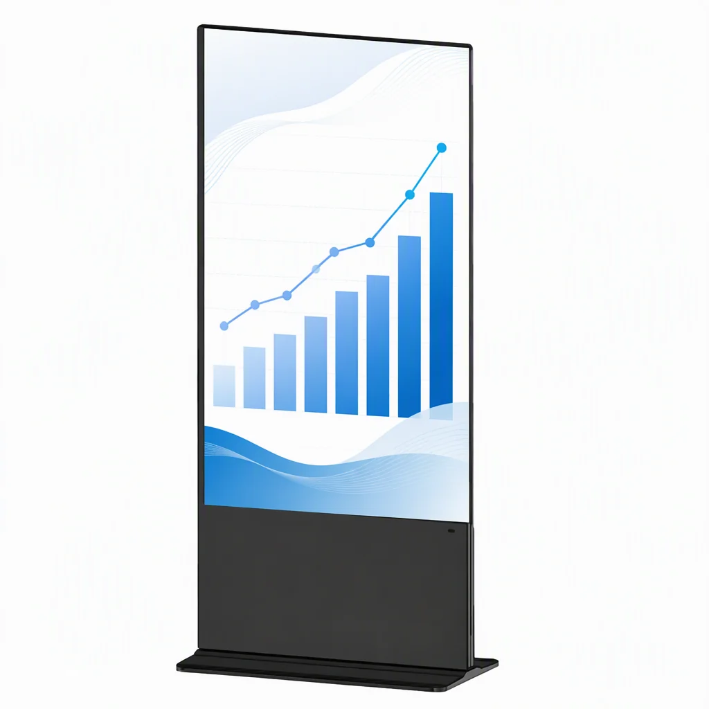 32 inch floor standing digital signage display