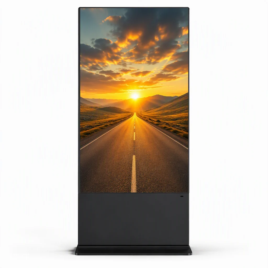 50 inch floor standing digital signage display