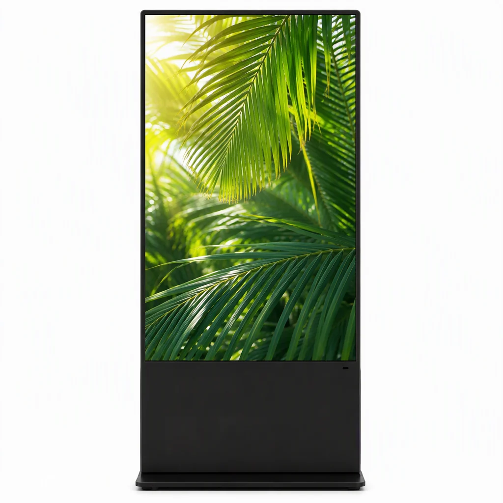 65 inch floor standing digital signage display