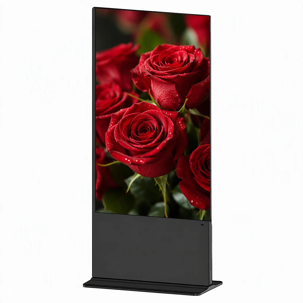 55 inch floor standing touch kiosk with PCAP touch screen