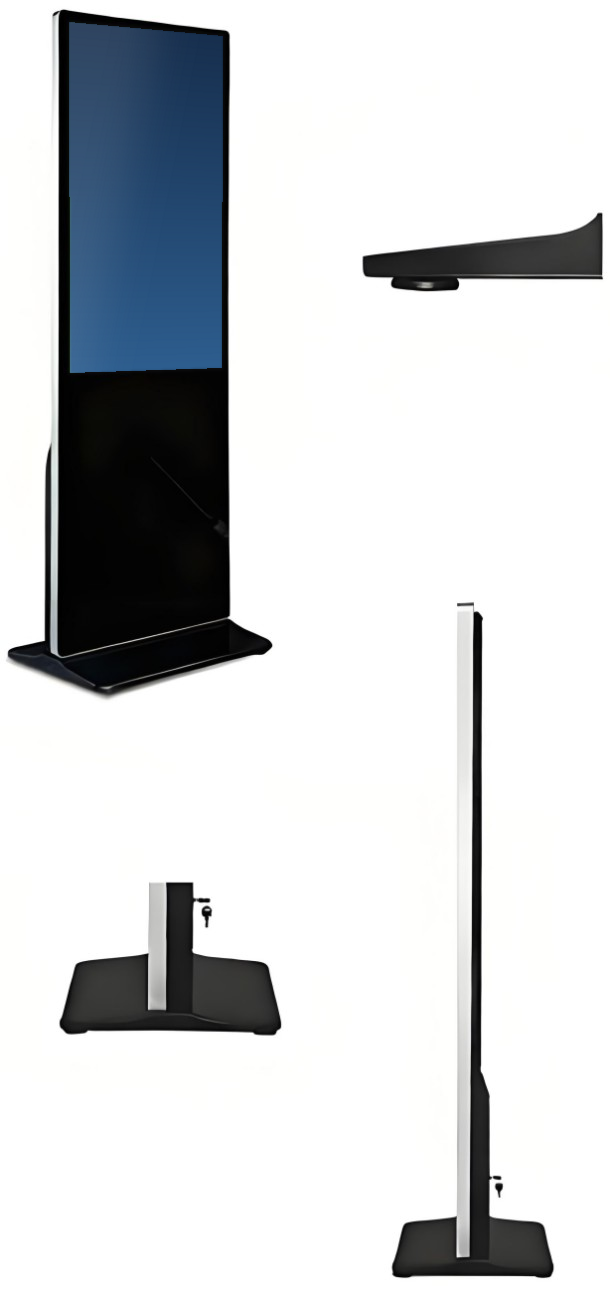 50 inch floor standing digital signage with infrared touch